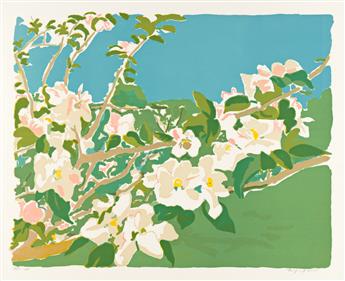 FAIRFIELD PORTER Apple Blossoms II and III.